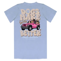 Dogs Make It Better Short Sleeve T-Shirt
