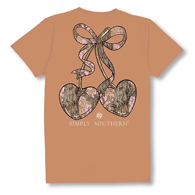Camo Filled Cherries Short Sleeve T-Shirt