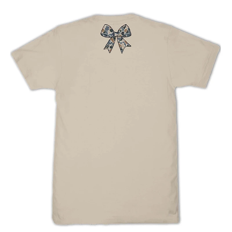 Camo and Pink Bows Short Sleeve T-Shirt