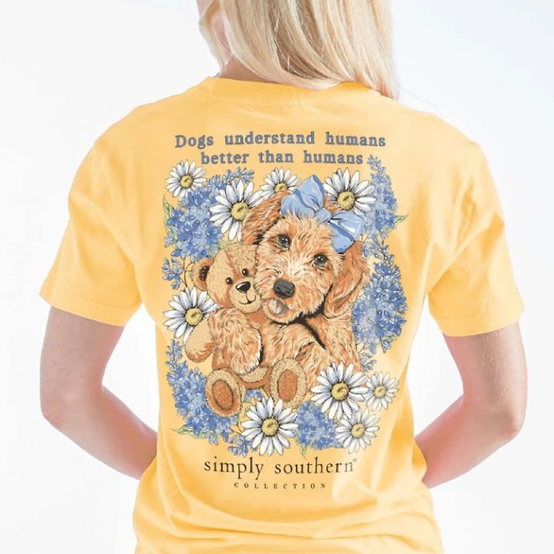 Dog and Teddy Short Sleeve T-Shirt