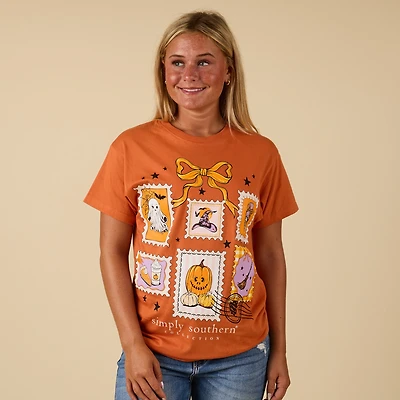Halloween Stamp Short Sleeve T-Shirt