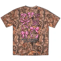 Pink Bows Camo Short Sleeve T-Shirt