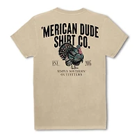 'Merican Dude Turkey Short Sleeve T-Shirt