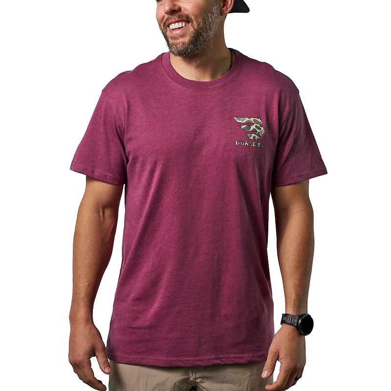 Flying B Deer Camo Logo Short Sleeve T-Shirt