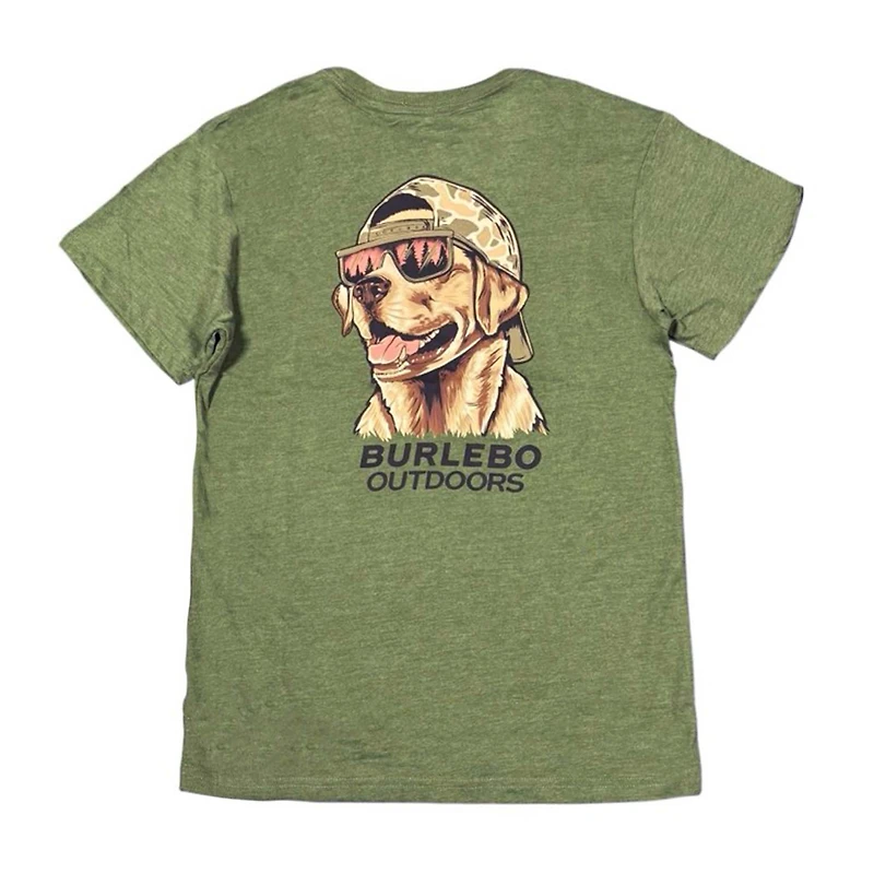 Mallard Camo Dog Short Sleeve T-Shirt Heather Olive