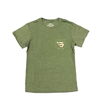 Mallard Camo Dog Short Sleeve T-Shirt Heather Olive