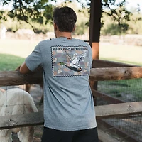 Mallard Duck Stamp Short Sleeve T-Shirt Dark Heather Grey