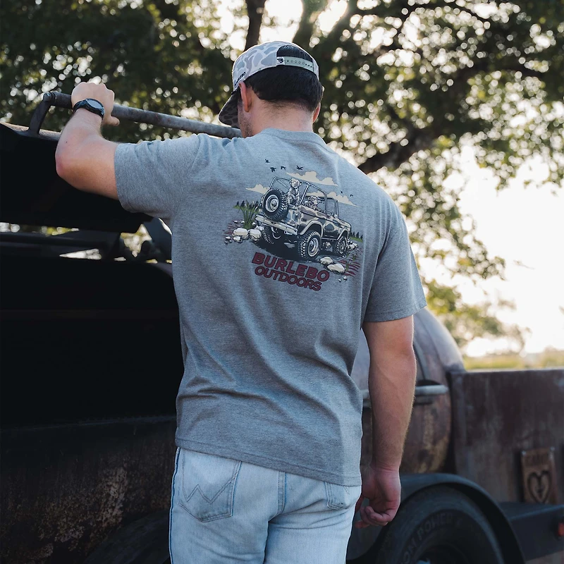 Off Road Bronco Short Sleeve T-Shirt Dark Heather Grey