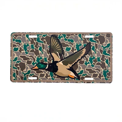 Mallard Camo License Plate