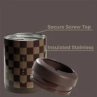 Autumn Checker Regular Can Cooler