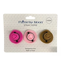 3 Pack Cowboy Hat Straw Toppers