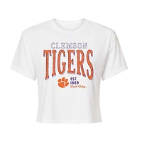 Clemson Arch Est. Cropped Short Sleeve T-Shirt