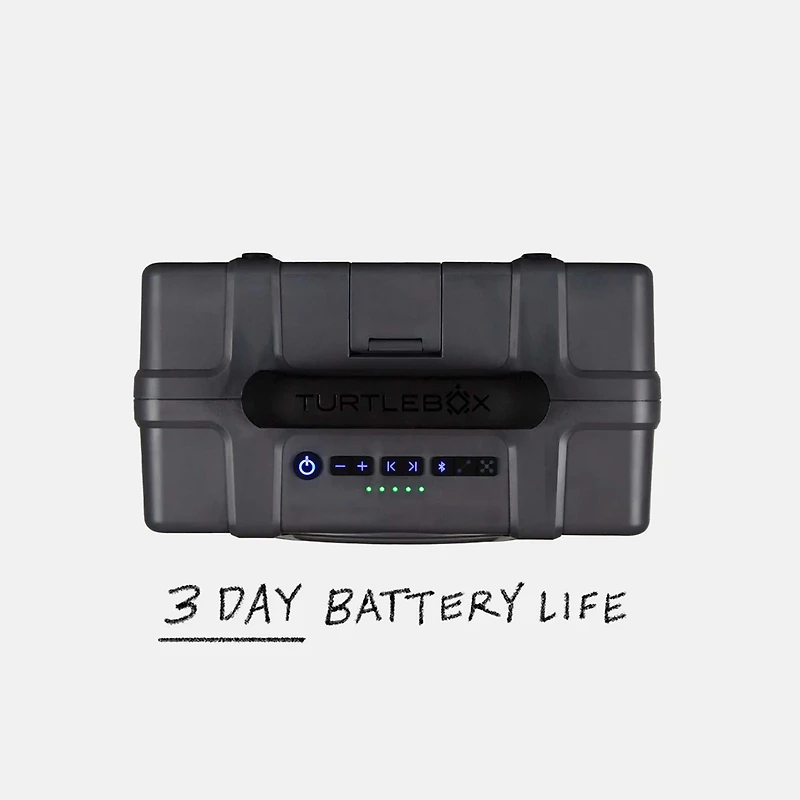 Turtlebox Grande Portable Speaker in Gray