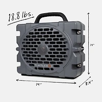 Turtlebox Grande Portable Speaker in Gray