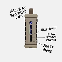 TurtleBox Ranger Portable Speaker in Tan