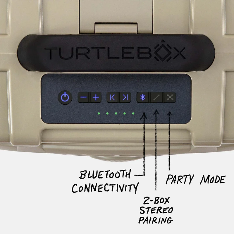 TurtleBox Gen 3 Tan Portable Speaker
