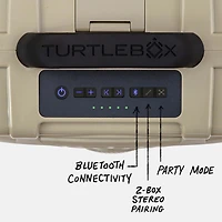 TurtleBox Gen 3 Tan Portable Speaker