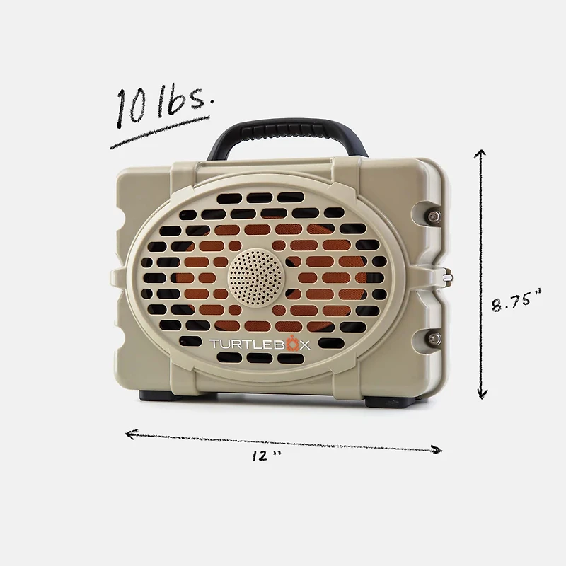 TurtleBox Gen 3 Tan Portable Speaker