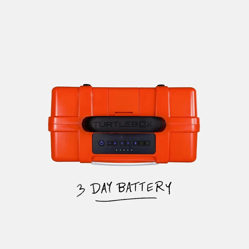 TurtleBox Gen 3 Orange Portable Speaker