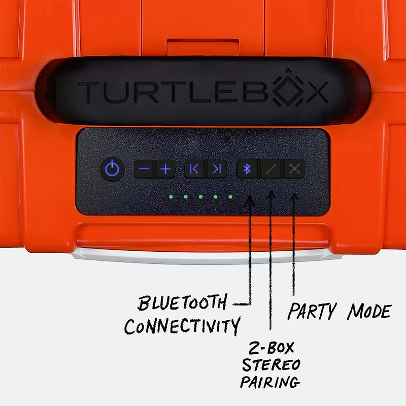 TurtleBox Gen 3 Orange Portable Speaker