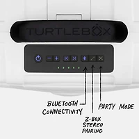 TurtleBox Gen 3 White Portable Speaker