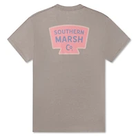 SEAWASH™ Branding Keystone Short Sleeve T-Shirt Burnt Taupe