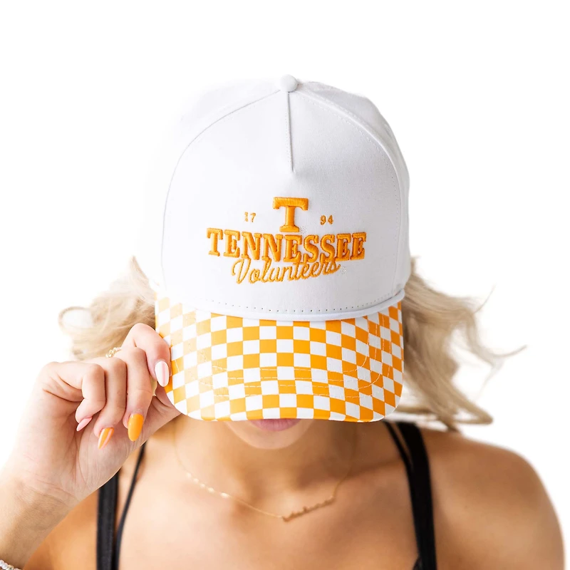UT Checkered Canvas Trucker Hat