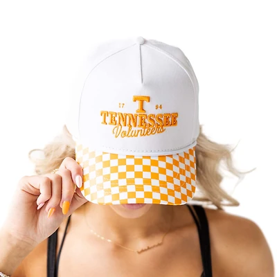 UT Checkered Canvas Trucker Hat
