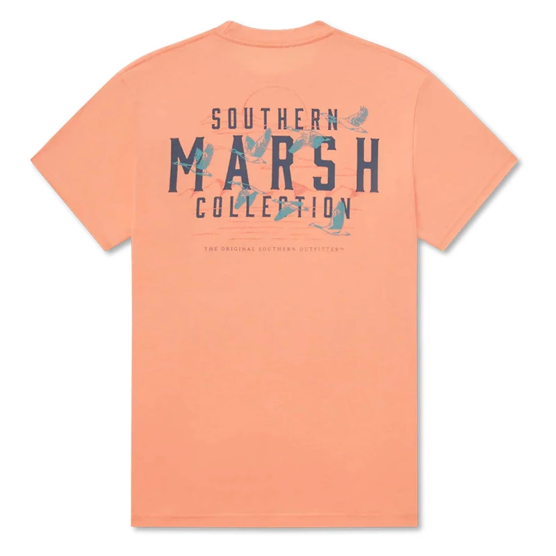 SEAWASH™ Etched Formation Short Sleeve T-Shirt Peach