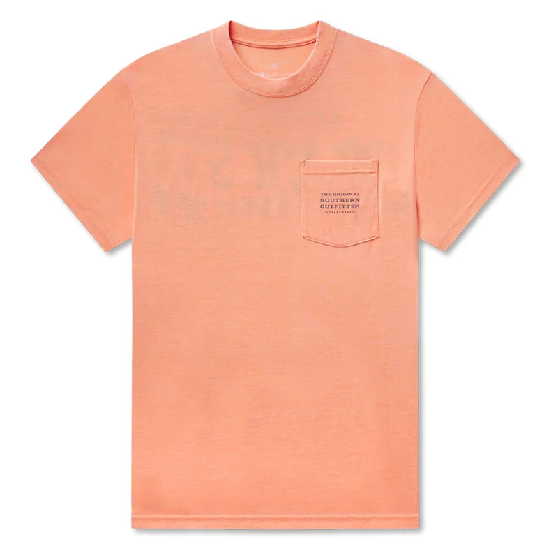 SEAWASH™ Etched Formation Short Sleeve T-Shirt Peach