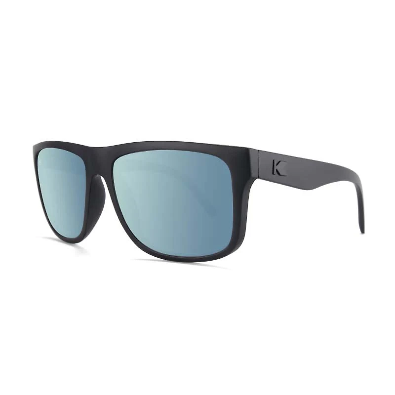 Men's Knockaround® Torrey Pines Sunglasses in Matte Black and Sky Blue