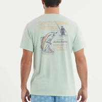 Retro Redfish Seawash Short Sleeve T-Shirt Seafoam