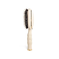 Tan Boar Bristle Hairbrush