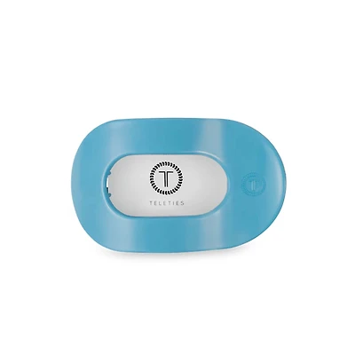 Summer Sky Medium Flat Oval Hair Clip