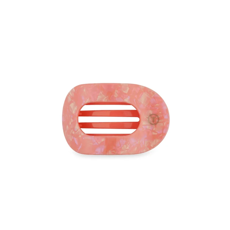 Dreamcicle Medium Flat Oval Hair Clip