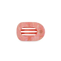 Dreamcicle Medium Flat Oval Hair Clip