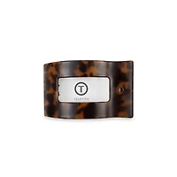 Flat Rectangle Hair Clip in Tortoise