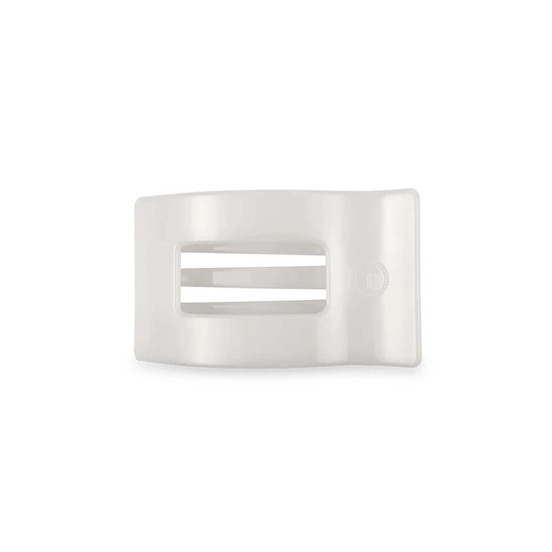 Flat Rectangle Hair Clip in Coconut