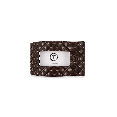 Medium Flat Rectangle Hair Clip in Truly Taupe