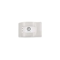 Small Flat Rectangle Hair Clip in Coconut