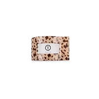 Small Flat Rectangle Hair Clip in Blonde Tortoise