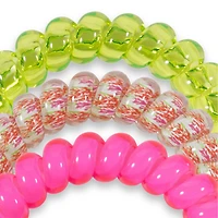 Tropical Punch Large Hair Tie 3 Pack