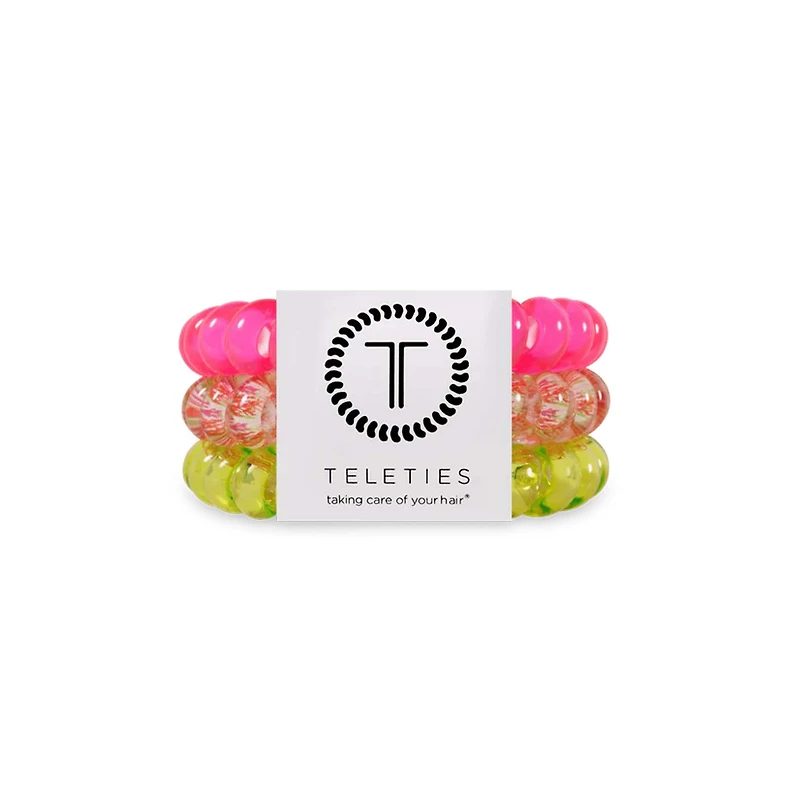 Tropical Punch Large Hair Tie 3 Pack