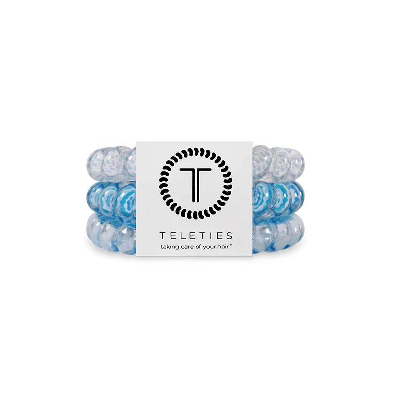 Summer Sky Large Hair Tie 3 Pack