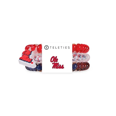 Ole Miss Small Hair Tie 3 Pack