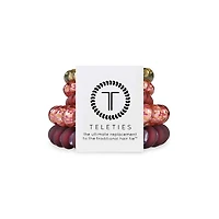 Burgundy Bliss Small and Large Hair Tie 5 Pack