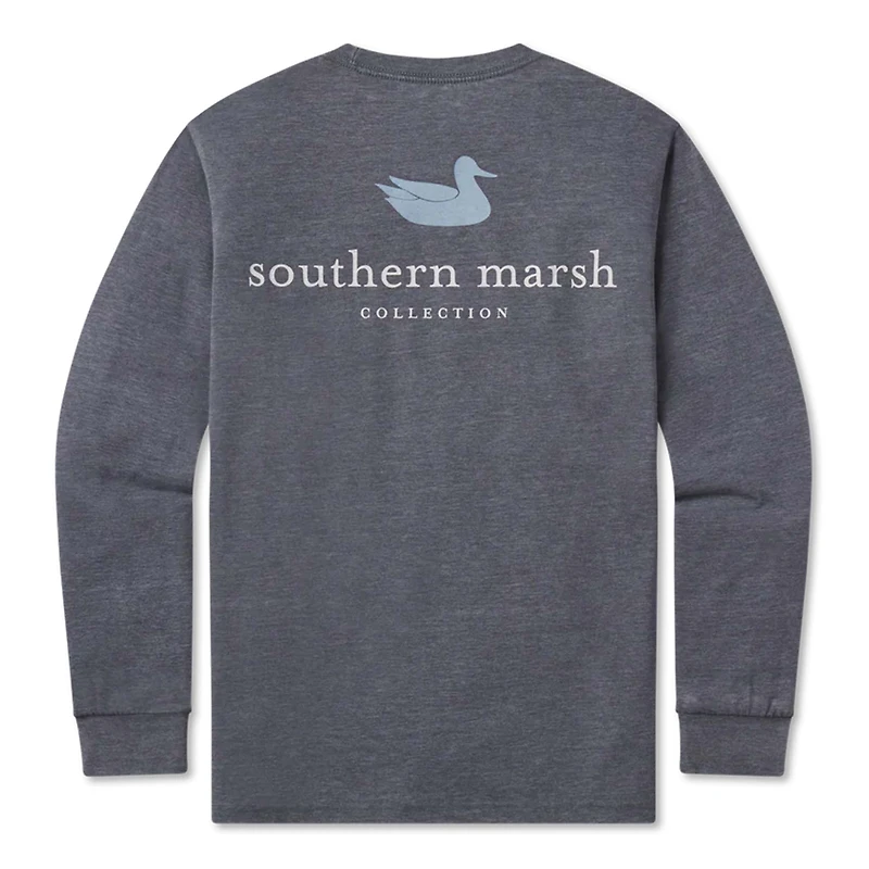 SEAWASH™ Authentic Long Sleeve T-Shirt Midnight Gray