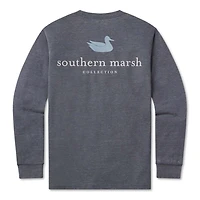SEAWASH™ Authentic Long Sleeve T-Shirt Midnight Gray