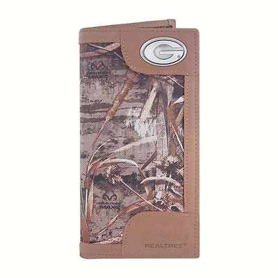 UGA Realtree Camo Roper Concho Wallet