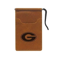 UGA Embossed Clip Front Pocket Wallet